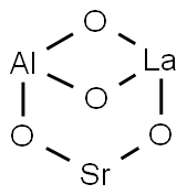 STRONTIUM LANTHANUM ALUMINATE Struktur