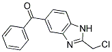 (2-CHLOROMETHYL-1H-BENZOIMIDAZOL-5-YL)-PHENYL-METHANONE Struktur