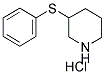 3-PHENYLSULFANYLPIPERIDINE HYDROCHLORIDE Struktur