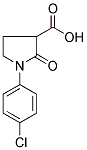 1-(4-CHLOROPHENYL)-2-OXOPYRROLIDINE-3-CARBOXYLIC ACID Struktur