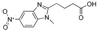 4-(1-METHYL-5-NITRO-1 H-BENZOIMIDAZOL-2-YL)-BUTYRIC ACID Struktur