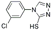 4-(3-CHLOROPHENYL)-4H-1,2,4-TRIAZOLE-3-THIOL Struktur