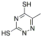 6-METHYL-[1,2,4]TRIAZINE-3,5-DITHIOL Struktur