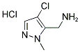 C-(4-CHLORO-2-METHYL-2 H-PYRAZOL-3-YL)-METHYLAMINE HYDROCHLORIDE Struktur