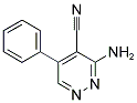 3-AMINO-5-PHENYL-4-PYRIDAZINECARBONITRILE Struktur