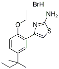 4-(2-ETHOXY-5-TERT-PENTYLPHENYL)-1,3-THIAZOL-2-AMINE HYDROBROMIDE Struktur