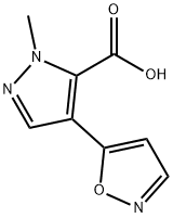 4-ISOXAZOL-5-YL-2-METHYL-2 H-PYRAZOLE-3-CARBOXYLIC ACID Struktur