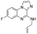 N-ALLYL-7-FLUOROIMIDAZO[1,2-A]QUINOXALIN-4-AMINE Struktur