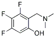 2-DIMETHYLAMINOMETHYL-3,4,5-TRIFLUORO-PHENOL Struktur