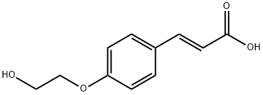 3-[4-(2-HYDROXY-ETHOXY)-PHENYL]-ACRYLIC ACID Struktur