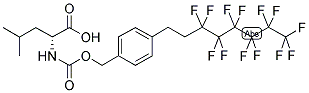 N-(F13 CBZ) D-LEUCINE Struktur