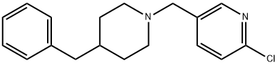 4-BENZYL-1-[(6-CHLORO-3-PYRIDINYL)METHYL]PIPERIDINE Struktur