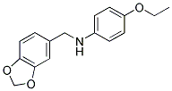 N-(1,3-BENZODIOXOL-5-YLMETHYL)-4-ETHOXYANILINE Struktur