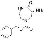 6-AMINO-5-OXO-[1,4]DIAZEPANE-1-CARBOXYLIC ACID BENZYL ESTER Struktur