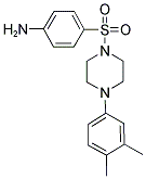 4-([4-(3,4-DIMETHYLPHENYL)PIPERAZIN-1-YL]SULFONYL)ANILINE Struktur