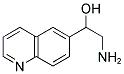 2-AMINO-1-QUINOLIN-6-YL-ETHANOL Struktur