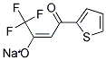 SODIUM, 1,1,1-TRIFLUORO-4-OXO-4-THIOPHEN-2-YL-BUT-2-EN-2-OLATE Struktur