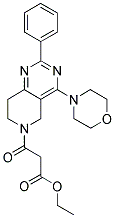 3-(4-MORPHOLIN-4-YL-2-PHENYL-7,8-DIHYDRO-5H-PYRIDO[4,3-D]PYRIMIDIN-6-YL)-3-OXO-PROPIONIC ACID ETHYL ESTER Struktur