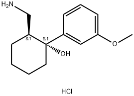 (+/-)-N-BISDESMETHYLTRAMADOL, HYDROCHLORIDE Struktur