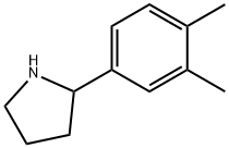 2-(3,4-DIMETHYL-PHENYL)-PYRROLIDINE Struktur