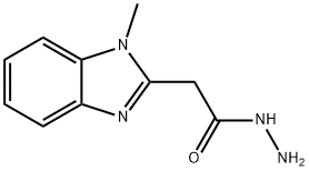 (1-METHYL-1H-BENZOIMIDAZOL-2-YL)-ACETIC ACID HYDRAZIDE Struktur