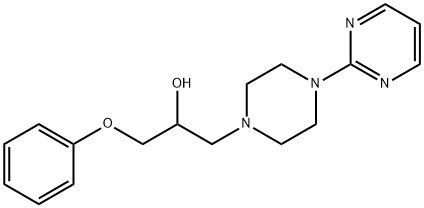 1-PHENOXY-3-[4-(2-PYRIMIDINYL)PIPERAZINO]-2-PROPANOL Struktur