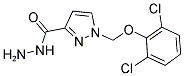 1-(2,6-DICHLORO-PHENOXYMETHYL)-1 H-PYRAZOLE-3-CARBOXYLIC ACID HYDRAZIDE Struktur