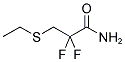 3-ETHYLSULFANYL-2,2-DIFLUOROPROPIONAMIDE Struktur