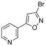 3-(3-BROMO-ISOXAZOL-5-YL)-PYRIDINE Struktur