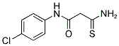 3-AMINO-N-(4-CHLOROPHENYL)-3-THIOXOPROPANAMIDE Struktur