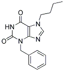 3-BENZYL-7-BUTYL-3,7-DIHYDRO-PURINE-2,6-DIONE Struktur