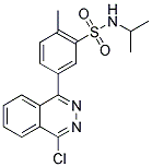 5-(4-CHLORO-PHTHALAZIN-1-YL)-N-ISOPROPYL-2-METHYL-BENZENESULFONAMIDE Struktur