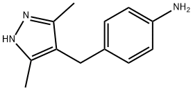 4-(3,5-DIMETHYL-1H-PYRAZOL-4-YLMETHYL)-PHENYLAMINE Struktur