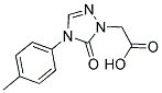 2-[4-(4-METHYLPHENYL)-5-OXO-4,5-DIHYDRO-1H-1,2,4-TRIAZOL-1-YL]ACETIC ACID Struktur