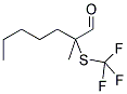 2-METHYL-2-(TRIFLUOROMETHYLTHIO)HEPTANAL Struktur