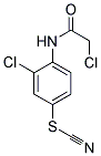 3-CHLORO-4-[(CHLOROACETYL)AMINO]PHENYL THIOCYANATE Struktur