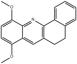 8,11-DIMETHOXY-5,6-DIHYDROBENZO[C]ACRIDINE Struktur