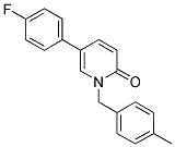 5-(4-FLUOROPHENYL)-1-(4-METHYLBENZYL)PYRIDIN-2(1H)-ONE Struktur