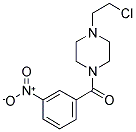 [4-(2-CHLORO-ETHYL)-PIPERAZIN-1-YL]-(3-NITRO-PHENYL)-METHANONE Struktur