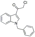 1-(1-BENZYL-1H-INDOL-3-YL)-2-CHLORO-ETHANONE Struktur