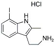 2-(7-IODO-2-METHYL-1H-INDOL-3-YL)ETHANAMINE HYDROCHLORIDE Struktur