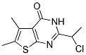 2-(1-CHLOROETHYL)-5,6-DIMETHYLTHIENO[2,3-D]PYRIMIDIN-4(3H)-ONE Struktur