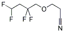 3-(2,2,4,4-TETRAFLUOROBUTOXY)-PROPIONITRILE Struktur