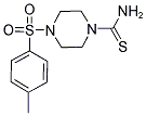 4-[(4-METHYLPHENYL)SULFONYL]PIPERAZINE-1-CARBOTHIOAMIDE Struktur