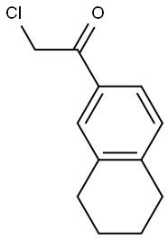 2-CHLORO-1-(5,6,7,8-TETRAHYDRO-NAPHTHALEN-2-YL)-ETHANONE Struktur