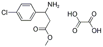 METHYL 3-AMINO-3-(4-CHLOROPHENYL)PROPANOATE OXALATE Struktur