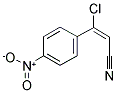 3-CHLORO-3-(4-NITROPHENYL)ACRYLONITRILE Struktur