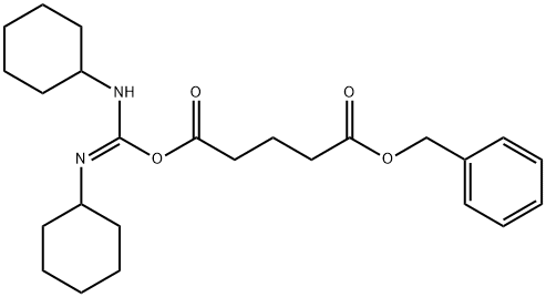 1-BENZYL-5-(DICYCLOHEXYLCARBODIIMIDO)GLUTARATE Struktur