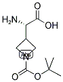 (S)-3-(AMINO-CARBOXY-METHYL)-AZETIDINE-1-CARBOXYLIC ACID TERT-BUTYL ESTER Struktur