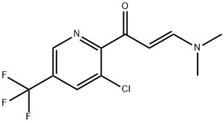 (E)-1-[3-CHLORO-5-(TRIFLUOROMETHYL)-2-PYRIDINYL]-3-(DIMETHYLAMINO)-2-PROPEN-1-ONE Struktur